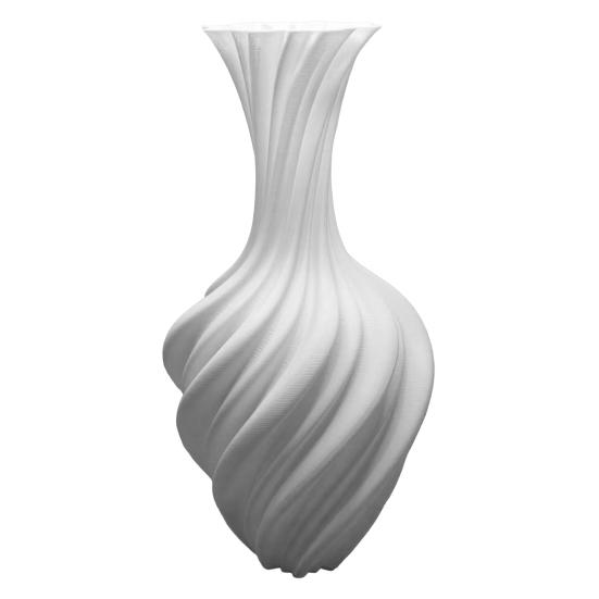 3D-gedruckte Spiralvase, Moderner minimalistischer Blumentopf für Trockenblumen, Nordische Kunstdekoration für Regale, Kreative Geschenkideen