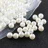 Half-drilled Round Shell Pearl Beads for DIY Jewelry: Earrings, Ornaments, Rings, Semi-finished Products, Buttons