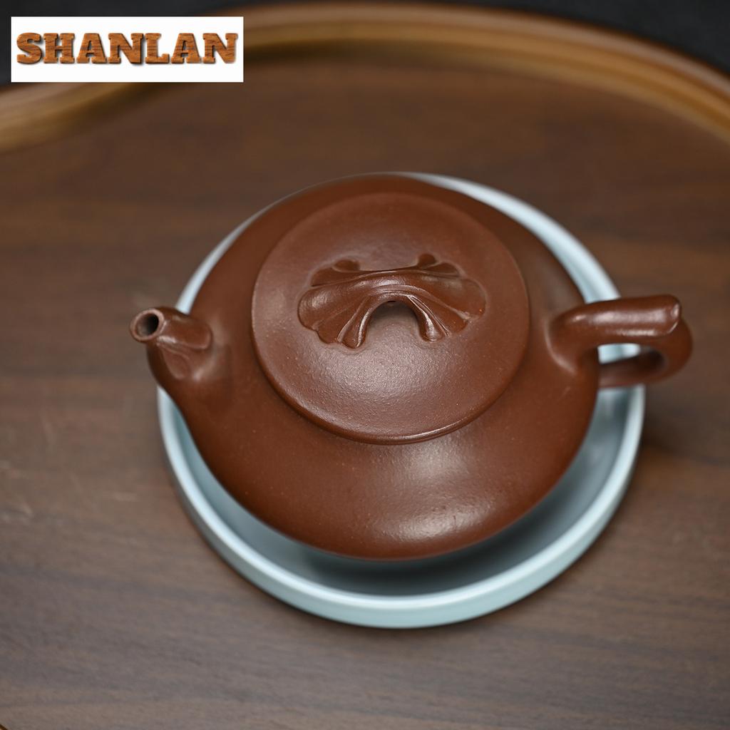 250ml Exquisite Yixing Purple Clay Teapots Handmade Yi Qu Pot Raw Ore Purple Mud Kettle With Filter Chinese Zisha Tea Set Craft