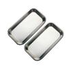 Multi-Function Storage Tray Stainless Steel Lab Instrument Organizer Holder Laboratory Station Square Metal Dish