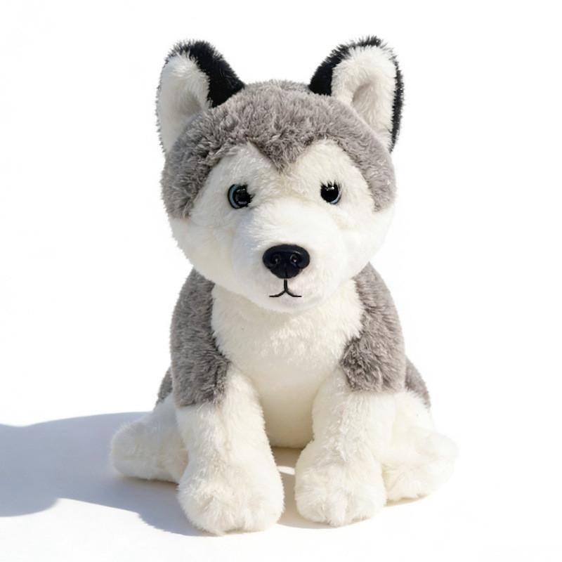 

Plush Siberian Husky Dog Toy With Soft Pp Cotton Fill For Kids Playroom Decor Style E