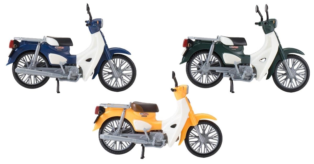 

EXCEED MODEL Honda Super Cub все 3 типа гача гача капсульные игрушки 50, типы, набор,