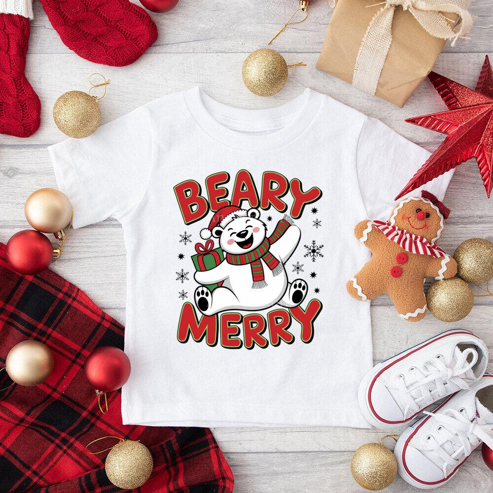 Just A Girl Who Loves Christmas Printed Kids Shirts Child Christmas Party T-shirt Top Xmas Vibes Outfit Child Short Sleeve Tee