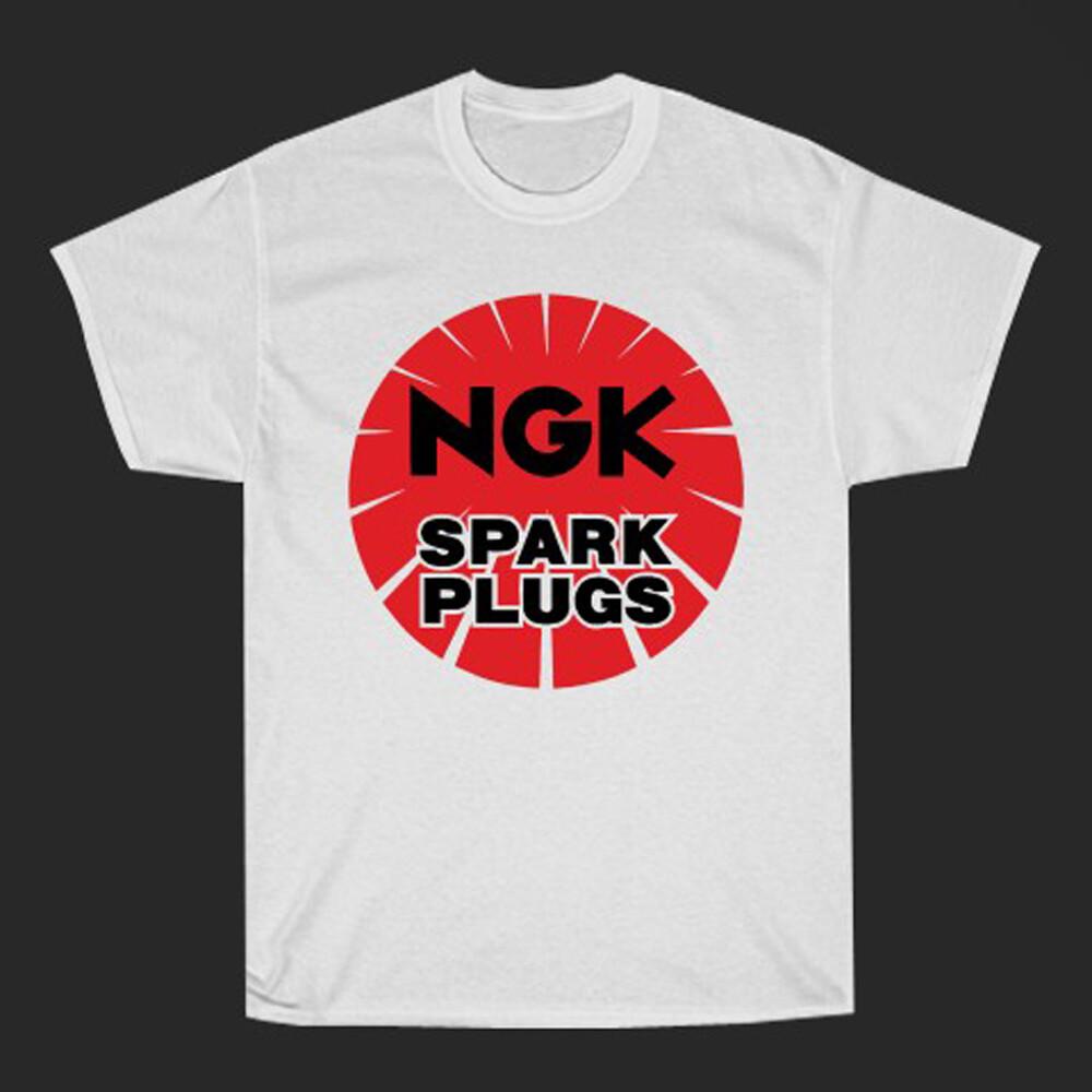 NGK Spark Plugs Automotive Men#039;s White Size S to 5XL Unisex T-Shirt S