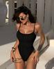 Women's Swimsuits Sexy Black One-piece Swimsuits Bikini Beachwear Bathing Suits