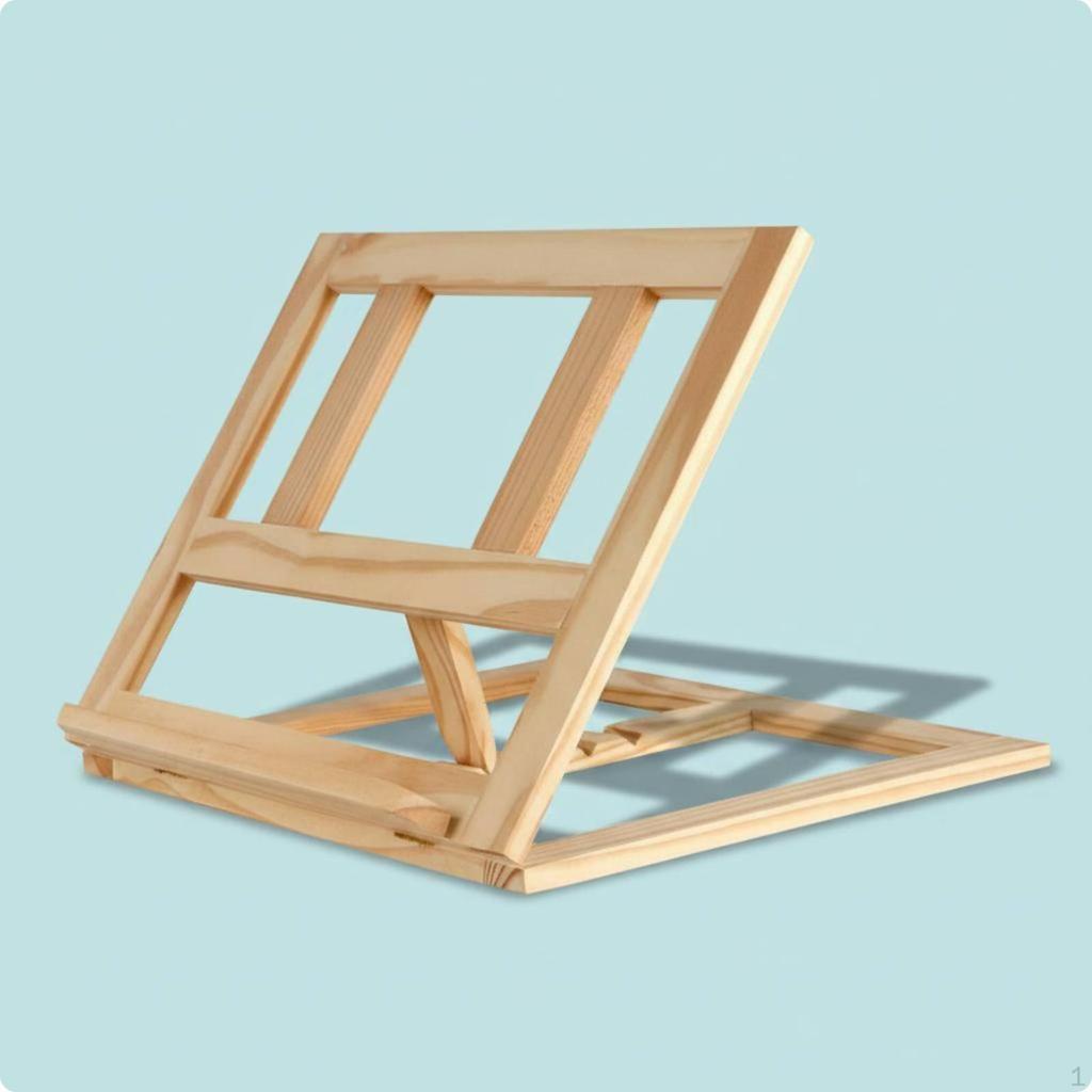 Portable Art Easel Set 2 In 1 Foldable Drawing Pencil Shelf Adjustable Surface for