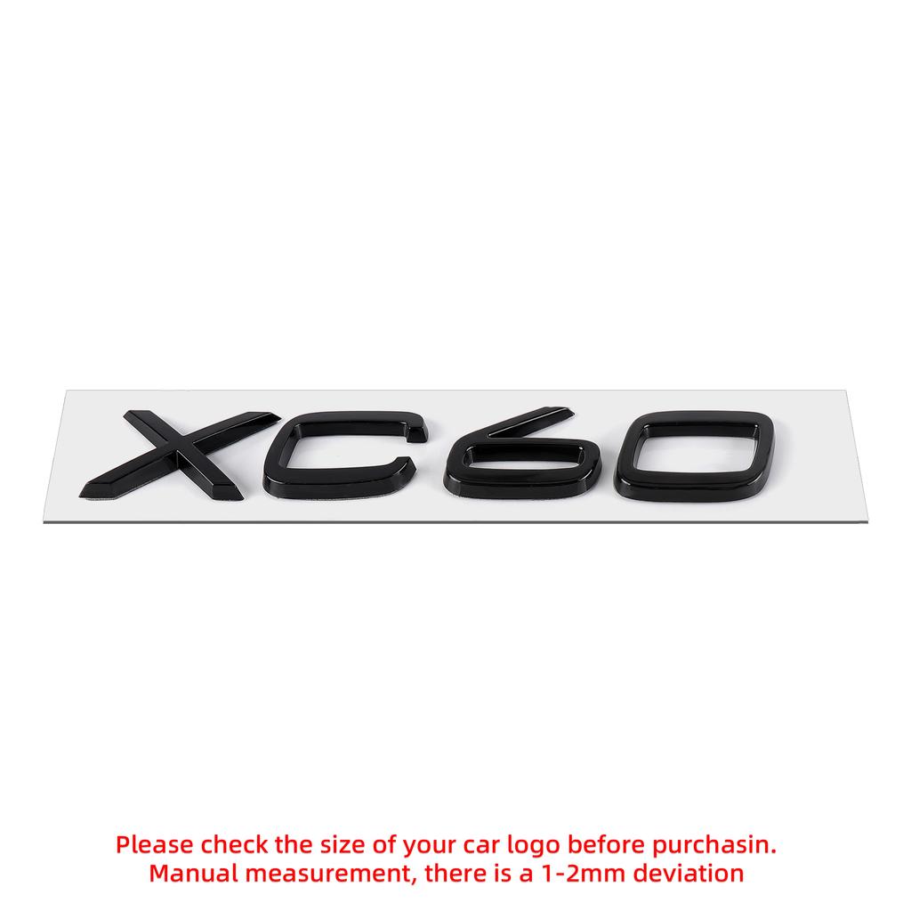 ABS Car XC Series Number Emblem Logo Sticker Rear Trunk Decals Accessories For Volvo XC40 XC60 V70 S60 XC90 S80 V40 XC70 V50 AWD