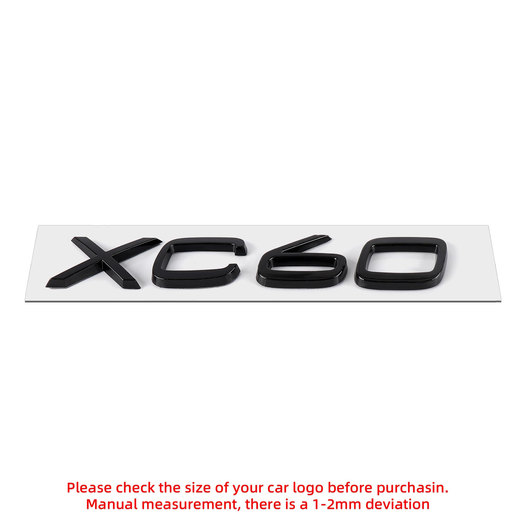 

ABS Car XC Series Number Emblem Logo Sticker Rear Trunk Decals Accessories For Volvo XC40 XC60 V70 S60 XC90 S80 V40 XC70 V50 AWD 1pc