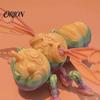 Movable Joint Bee Toy 3D Printed Mechanical Figurine, Articulated Insect Ornament, Joints Cool Creative Office Desktop Ornament Display, Decor