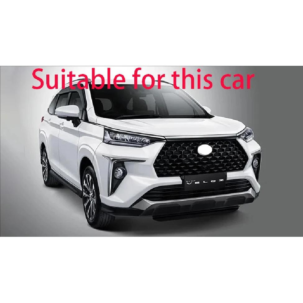 For Toyota VELOZ   2024 2025 Carbon Fiber Style Door Side Mirror Cover Trim Rear View Cap Overlay Molding Garnish