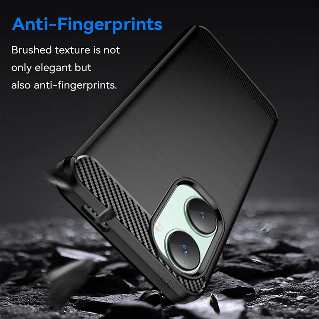 Handyhülle für Vivo Y18e, flexible TPU-Faser-Schutzhülle für Vivo Y18e
