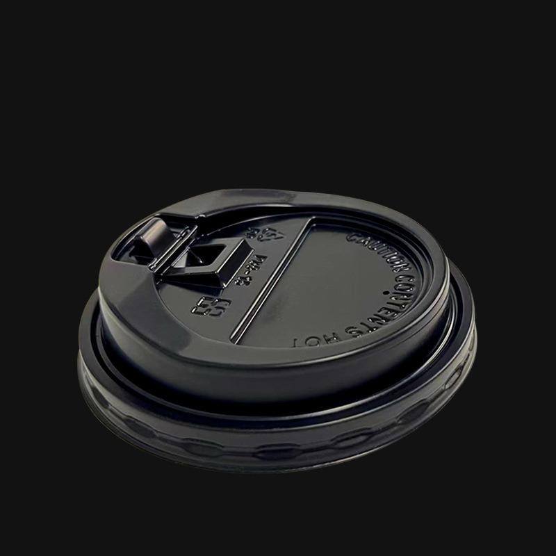 Disposable Coffee Cups Insulation Double-Layer European Style Simplicity Paper Cup with Lid Hollow Insulated Milk Tea Cup Family Party Coffee Shop Use