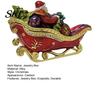 Festive Tabletop Decoration for Christmas Theme Jewelry Box with Magnetic Hinge, Alloy Enamel Vintage Holiday Seasonal Home Accents Style Organizer,