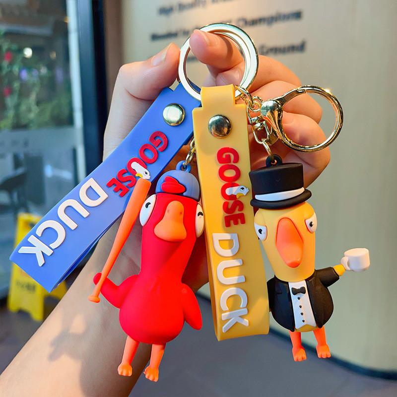 Cute Cartoon Goose Duck Keychain Perfect For Birthdays And Graduations
