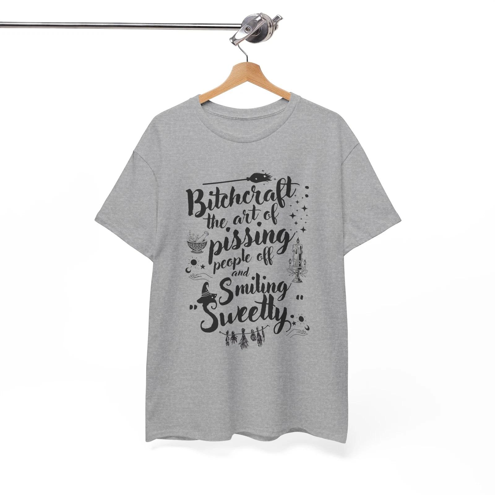 Bitchcraft Shirt | Enchanted Witch T-Shirt | Mystic & Trendy Witchy Tee 4XL