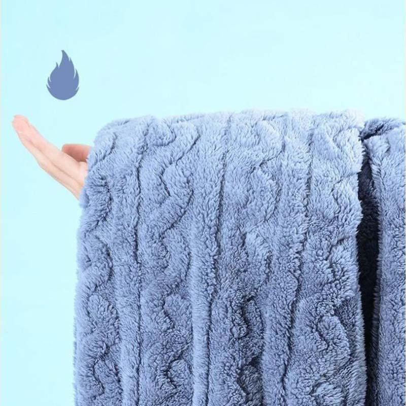 Женский осенний однотонный теплый утолщенный бархатный пижамный костюм — фото 6