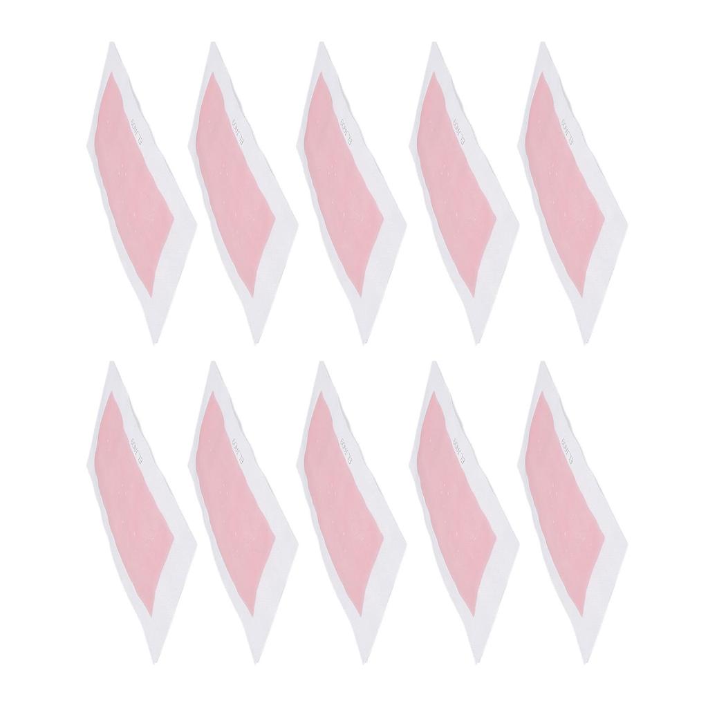10 Pcs Wax Strips Cleansing Double Sided Individual Package Hair Removal Wax Strips for Leg Arm