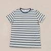 Men's Striped Short Sleeve T-Shirt Oversized Casual Loose Fit Daily Streetwear Comfortable Cotton Blend Top