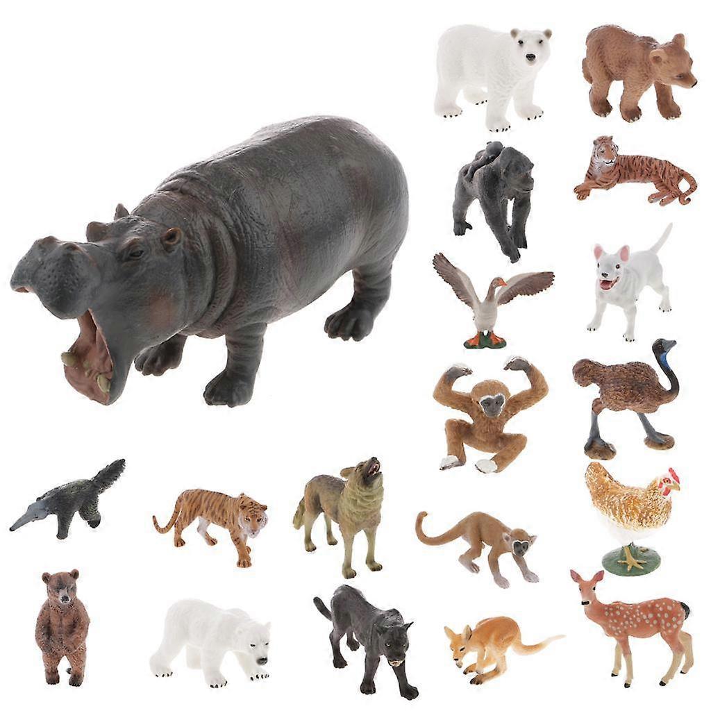 5x Farm Animal Figurine Model Figure Gift Home Decor