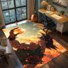 Goku Washable Interior Carpet Rug, Non Slip Large Area Floor Mat Bedroom Gamer Room Decor.-TING