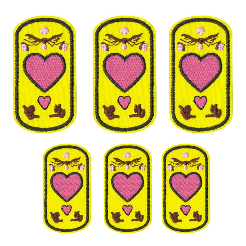 

10 шт. / Лот Лабораторные вышитые нашивки Сделай сам Милая мультяшная нашивка Шляпы Сумки Куртки Пришить Вышивка Аппликация Украшение одежды