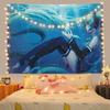 Ashou Anime Girl Tapestry Pink Room Decor Tapestry Wall Hanging Anime Wall Decor Home Kawaii Room Decoration Tapestries