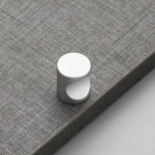 SaveSooo Drawer Handles (Silver, Set of 2) with Screws, Aluminum Alloy Round Drawer Pulls, Knobs, Cabinet Pulls, Wardrobe Pulls