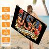 America 250th Anniversary Beach Towel Microfiber Quick Dry Tropical Patriotic Print Bath Towel for American Independence Day