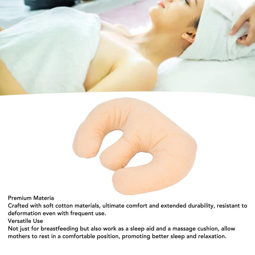 Cuscino di Supporto per il Seno Sollievo dalla Fatica Cuscino Pettorale Rimovibile Cuscino Morbido per Allattamento Sonno Massaggio
