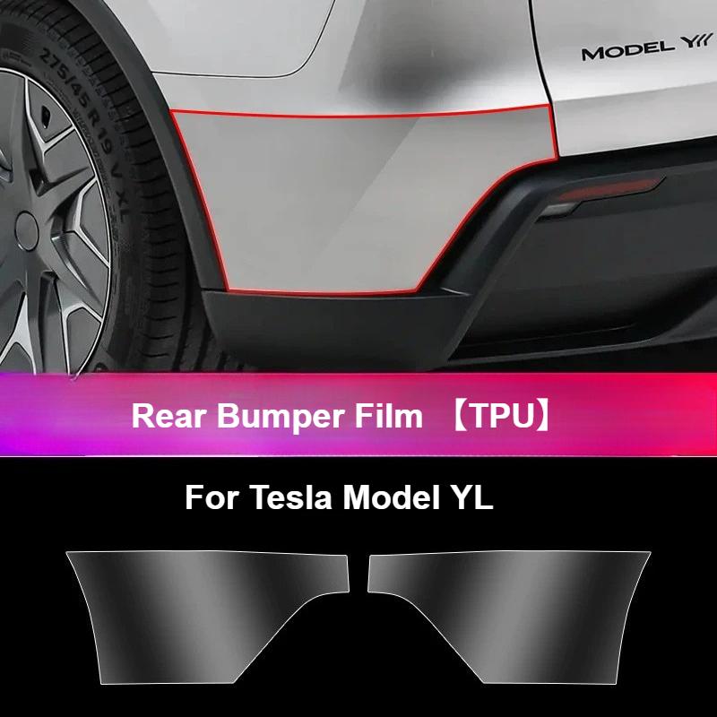 Anti-Scratch Clear Film for Tesla ModelY Juniper 6-Seater ModelYL Car Door Edges & Bumpers Paint Protection Film (PPF) ClearTPU