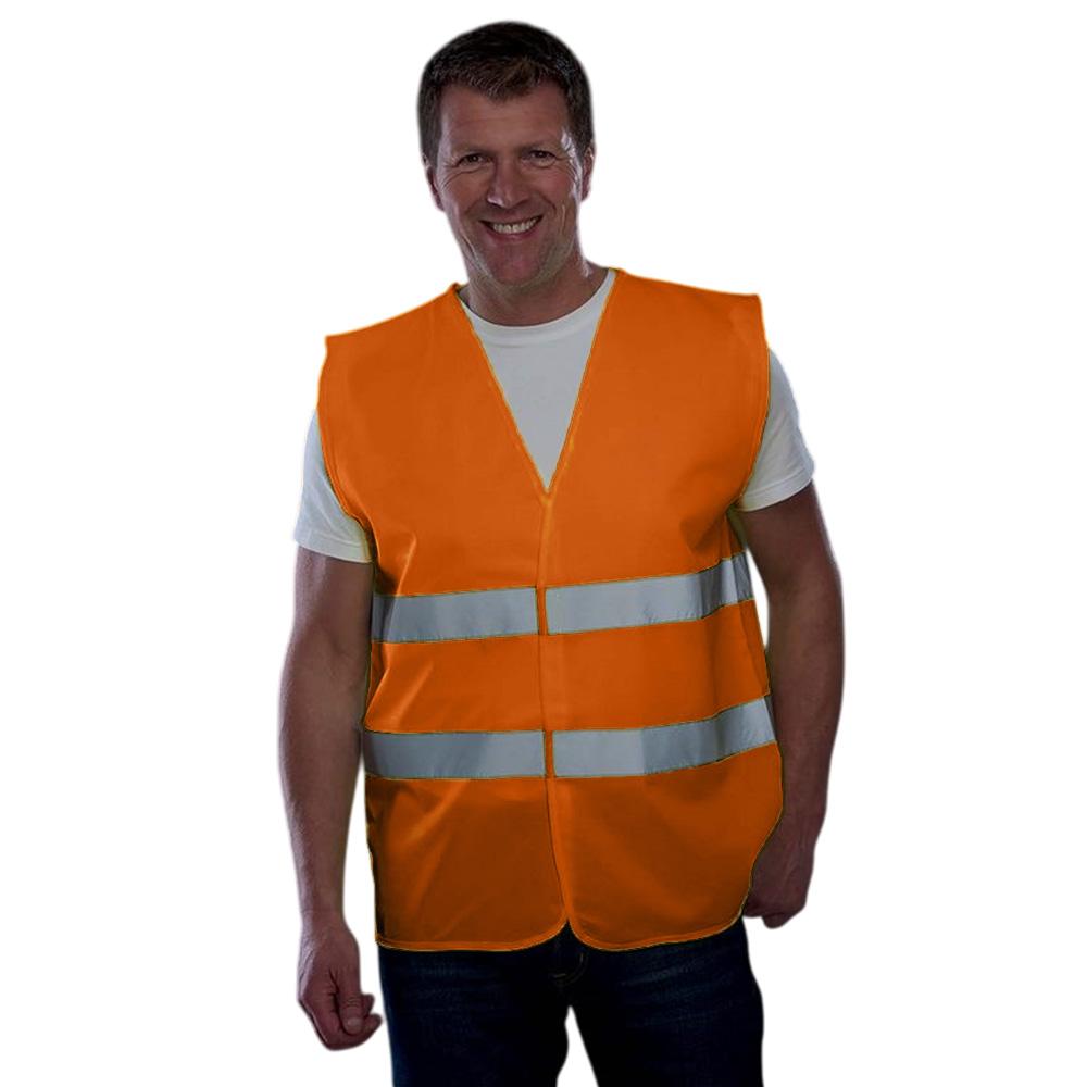 Yoko Unisex Adult 2 Band Reflective Tape Waistcoat