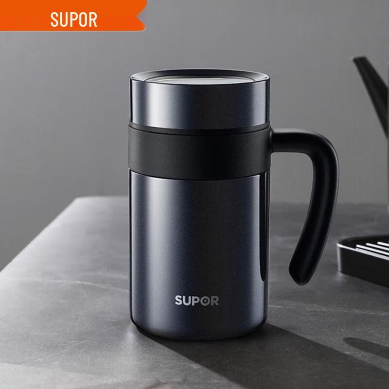 SUPOR 600ml 316L Stainless Steel Thermos Mug with Handle
