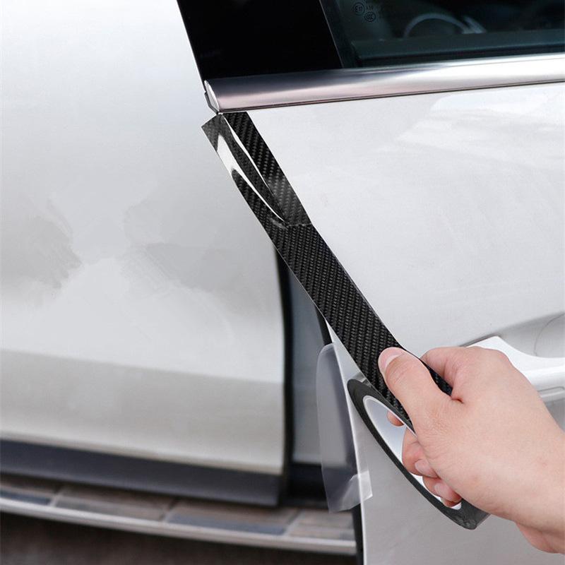 Self-Adhesive Anti-Collision Car Door Sill Protector Bumper Tape Car Sticker DIY Paste Protector Strip Waterproof Film3/5/7/10CM