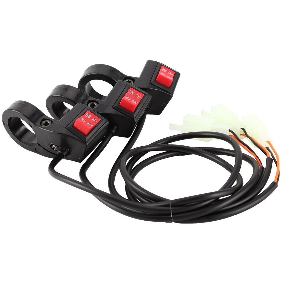 3Pcs Electric Bicycle Scooter Handlebar Forward and Reverse Gear Switch Replacement