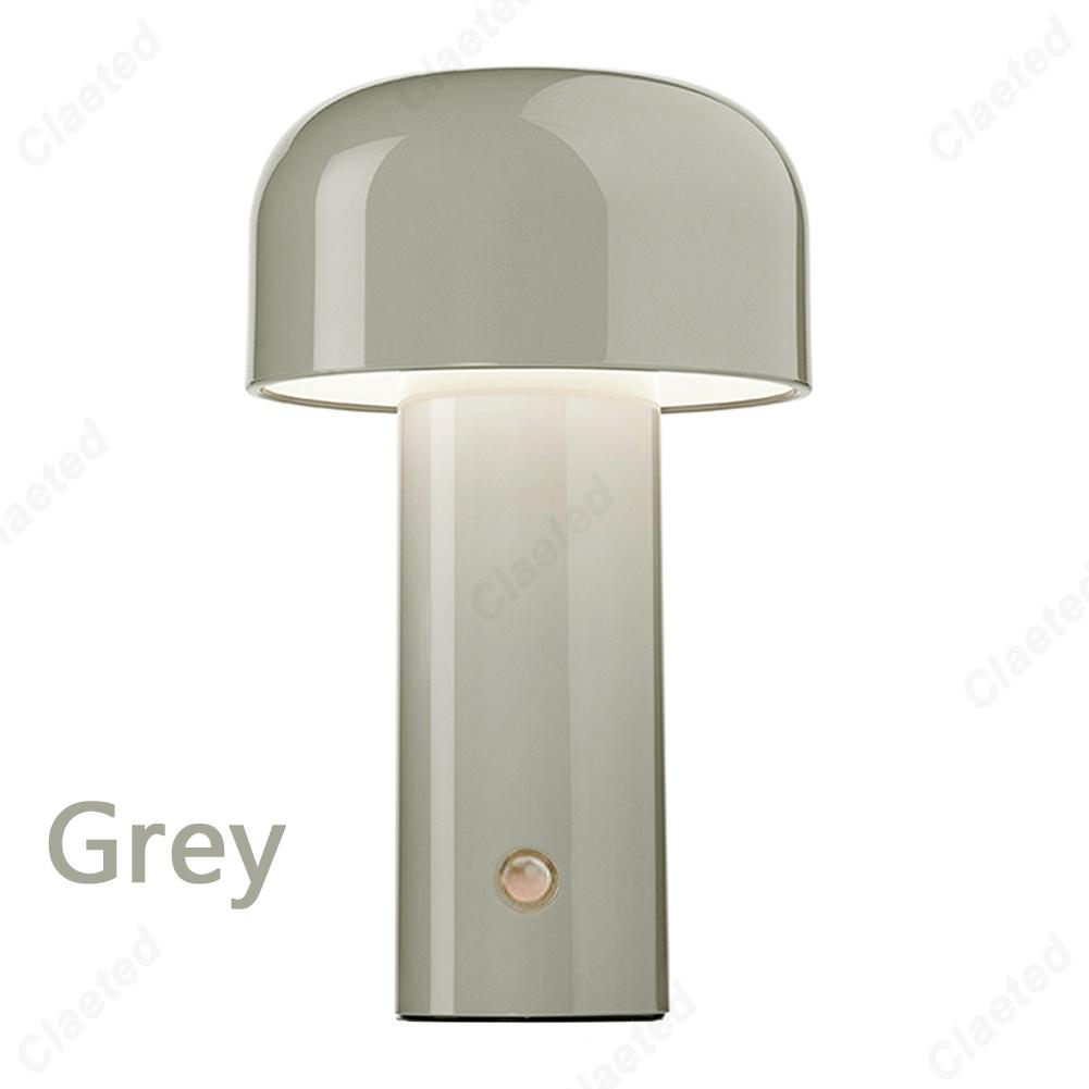 Italská houbová stolní lampa Přenosná bezdrátová dotyková dobíjecí noční lampička USB stolní lampa Stolní dekorace Noční světlo do ložnice