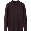 Men's 100% Pure Wool Half-High Collar Sweater