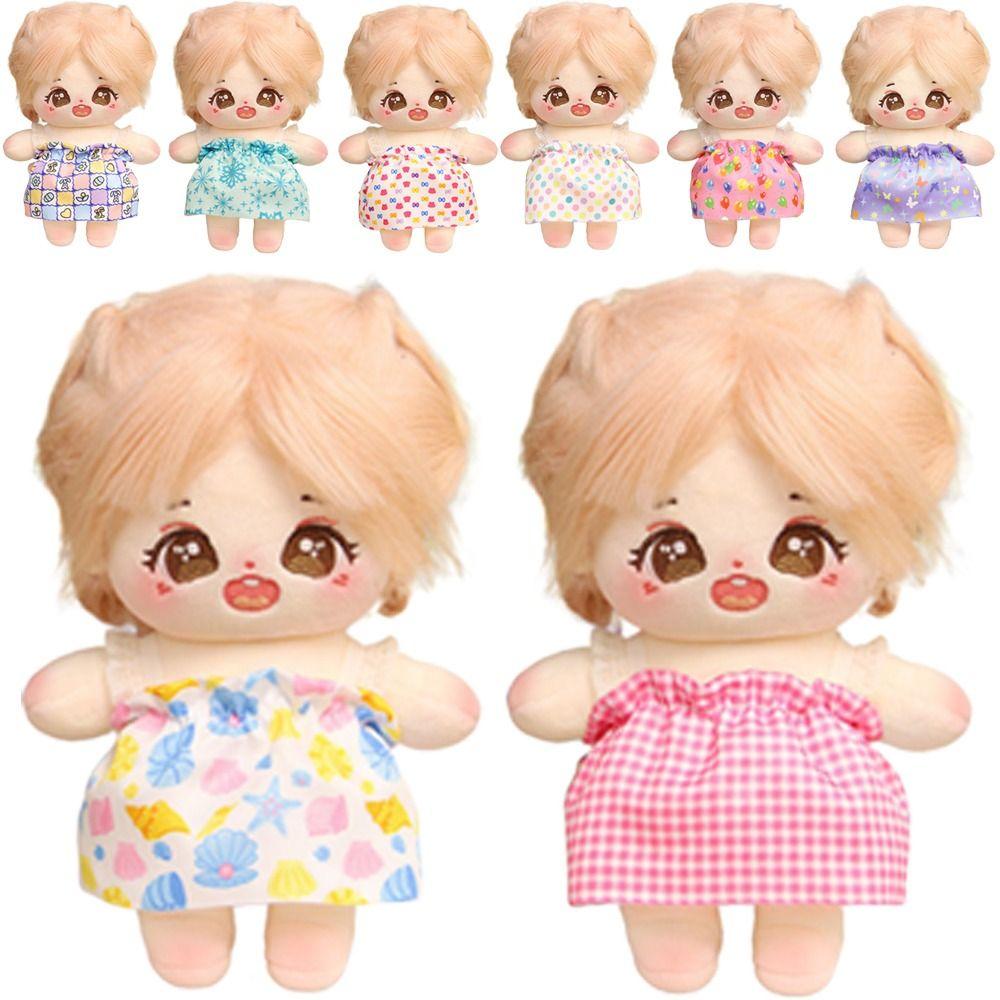 

Doll Accessories Doll Pajama Skirt 20CM Miniature Slip Dress Toy Doll Clothes Cotton Stuffed Doll 10