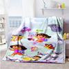 Dora Explorer Personalized Text Blanket Throw Personalized Blanket Ultra-Soft Throw For Sofa Couch Living Room Office Chair for All Occasions
