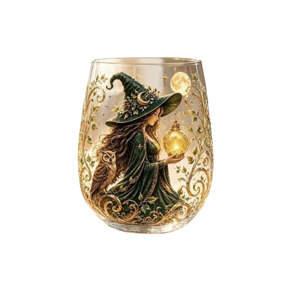 Gruseliger 2D-Druck Halloween Glasdrache Hexe Halloween Kunst Tasse Kürbis Dunkler Stil Kaffeetasse Halloween Party