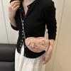 Niche love locomotive wind chain women's bag new trend fashionable sweet shoulder messenger bag