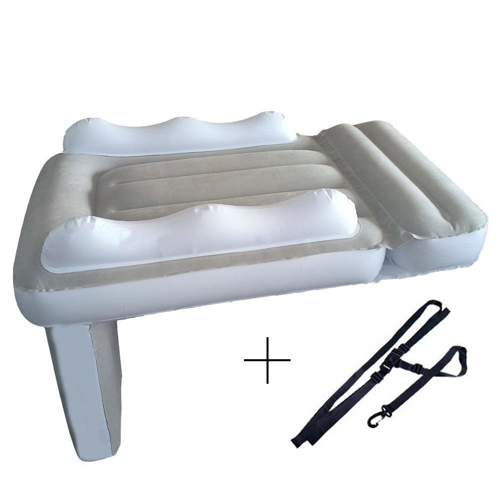 Inflatable Airplane Bed Heavy Duty Air Bed Seat Extender Safe Toddler Mattress Car Back Seat