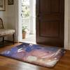 Fußmatte Weicher Flanellteppich Rutschfeste Saugfähige Matte für Badezimmer Schlafzimmer Heimdekoration Anime RE ZERO Hängend Bohemian