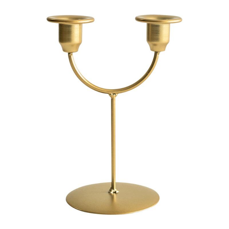 Romantisches Candlelight-Dinner Eisenleuchter Dekorative Artikel Foto-Requisiten Atmosphäre