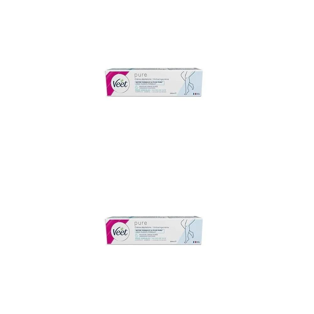VEET Крем для удаления волос 200 мл 2 шт. Чувствительная кожа VEET крем для удаления волос для чувствительной кожи