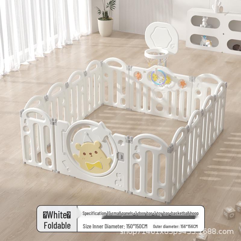 Indoor Safety Playpen & Crawling Mat for Babies: Anti-Fall Playground & Learning Fence