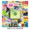 50-Piece Waterproof Pickleball Sticker Set: Sports-Themed Decorative Stickers for Journals and Luggage