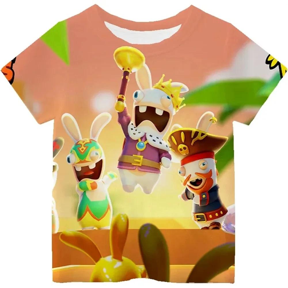 StumbleGuys Gra Lato 3D Drukowane Dzieci T-shirt Odzież Harajuku Cartoon Koszulki Casual Zabawa Top Odzież Dziewczęta Chłopcy T-shirt