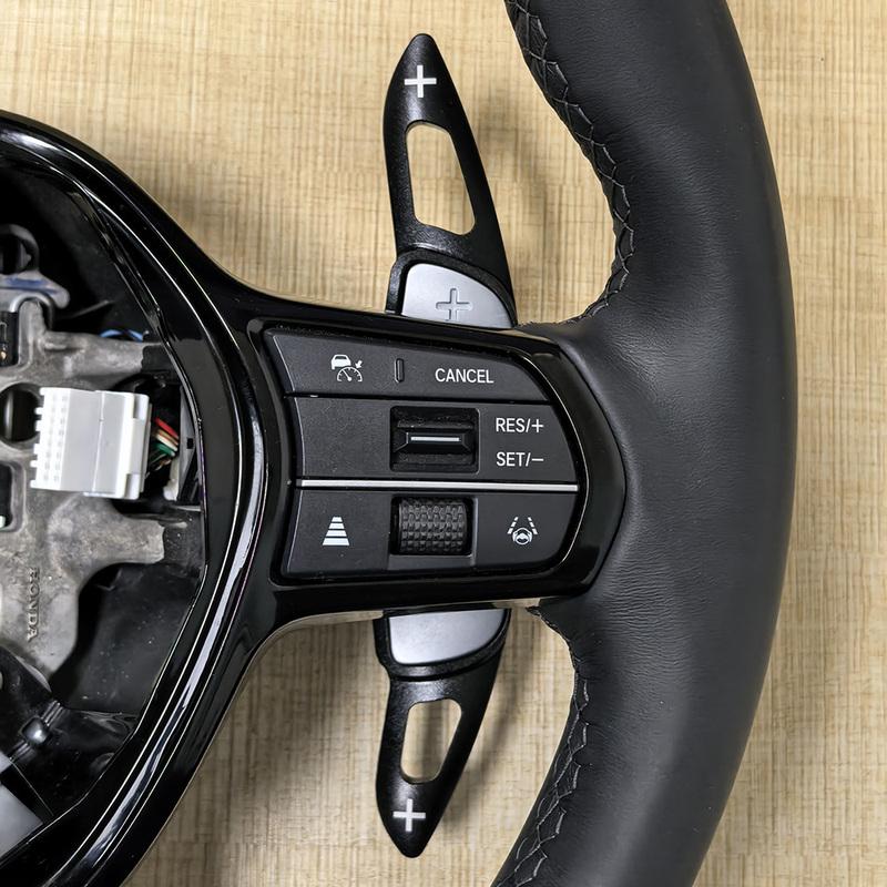 For Honda ZRV ZR-V Hybrid e:HEV HEV Sport 2023-2026 Prelude 2026 Car Steering Wheel DSG Paddle Shift Extension Stickers