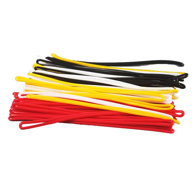 50Pcs Travel Tags Plastic Bag Loops Colorful Luggage Id Label Strap Holder Lanyard Portable Travel Accessories