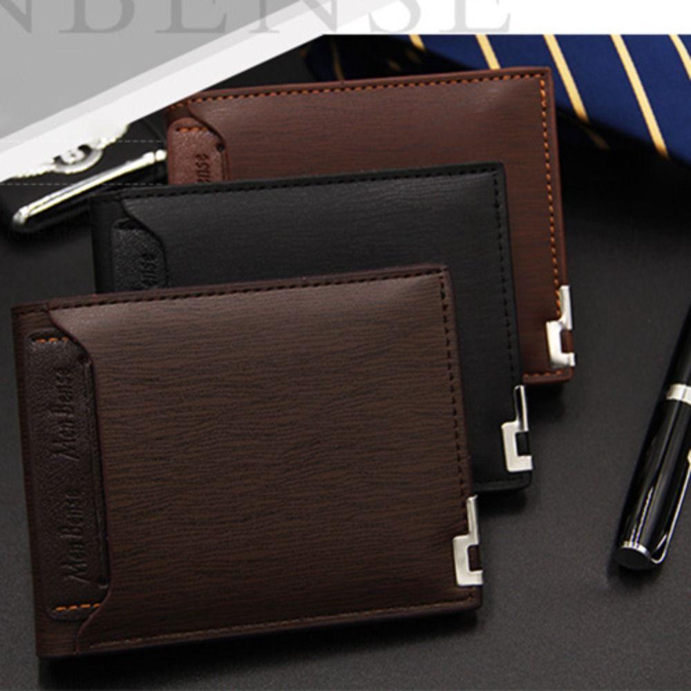 New Short Design Men Wallet Fashion Style Multi-function Card Wallet Casual Design Cardholder Bags Casual Occasions